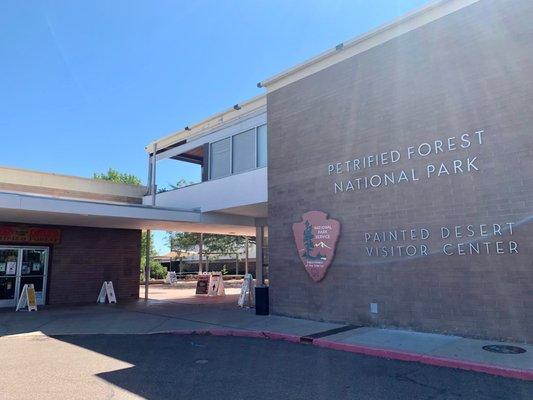 Entrance to Painted Desert Visitor Center.