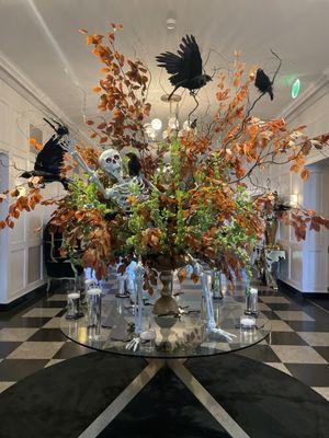 Lobby display for Halloween!