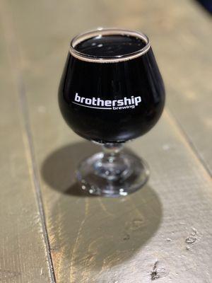 Space Debris: Launch Imperial Stout mix of cocoa nibs (Ugandan and Haitian), vanilla , coconut. With coffee notes