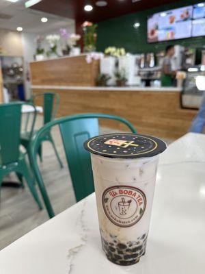 Chai Milk Tea with Brown Sugar Boba