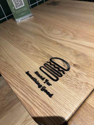 Dining table top