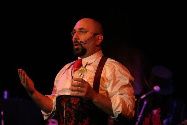 Paul Toasting at Dark Kabaret 2006.