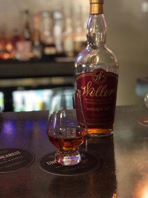 One of their top shelf bourbons, Weller.