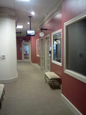 Inside view of updated salon.