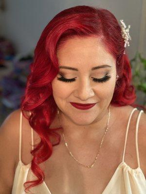 Wedding hair and makeup