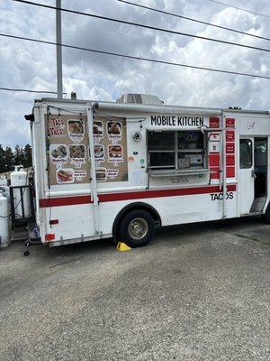 Taco truck menu for "El Taco Taco"