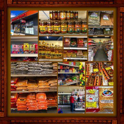 Montage of images from Himalayan Grocery