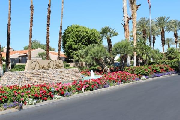 HOA landscaping installation and maintenance at Dorado Villas in Indian Wells, CA.