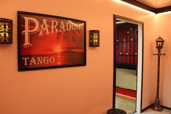 Paradise Tango's check in area.