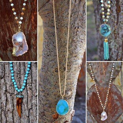 New and on trend long necklaces!