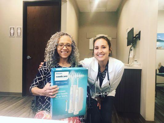 Our Sonicare winner for National Hygiene Month!!