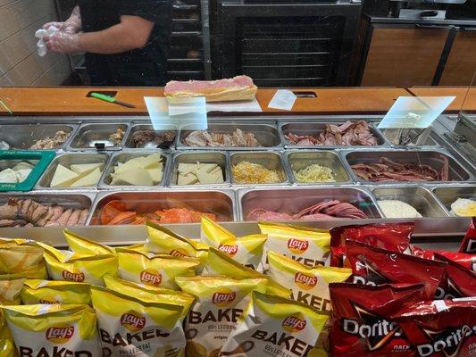 the best subway in San Diego, always stocked fresh