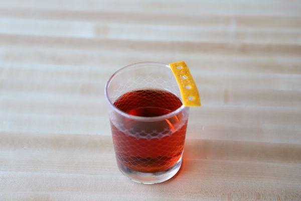 Agave Prima: Arette Blanco Tequila, Campari, Sweet Vermouth, Orange Oil