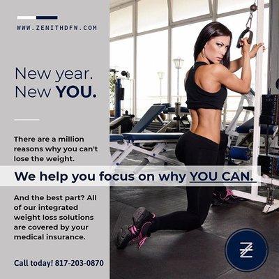 New year. New YOU. Let's make 2018 our best year yet. Now is your time! #weightloss #medicalclinic #chiropractic #physicalrehab #hursttx