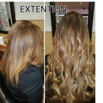 Hair Extensions at Michelle's!