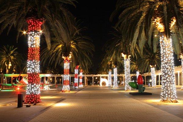 Candy Cane Wraps Installed at The Great Park OC located in Irvine, California