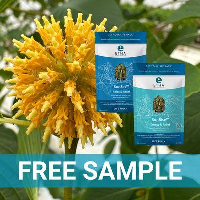 free sample of ETHA whole-leaf kratom tablets