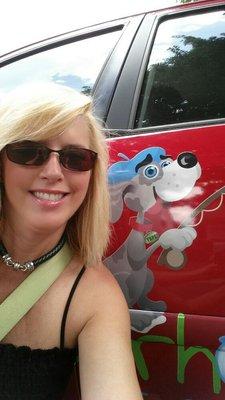 Owner Lisa with one of my pet mobiles 404-478-7206