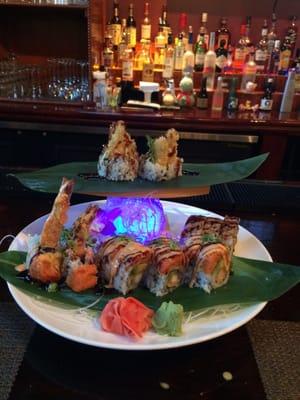 Lava Roll and tempura Roll