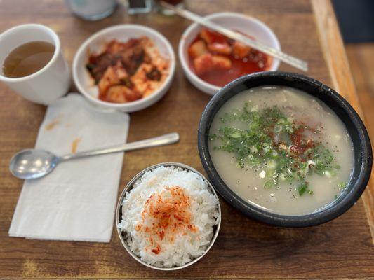 Beef intestine soup