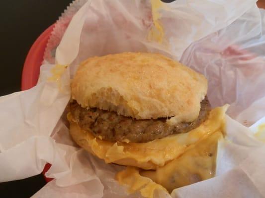 Sausage, Egg & Cheese Biscuit