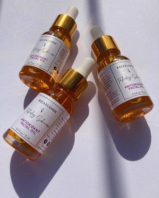 Tashiology Skincare and RelaxLands Antioxidant Facial Oil