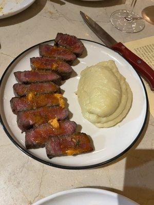 Flat iron steak ---  like butter!!!  So delicious