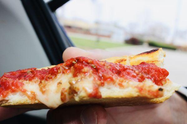 Vegan sausage, vegan pepperoni, vegan cheese!