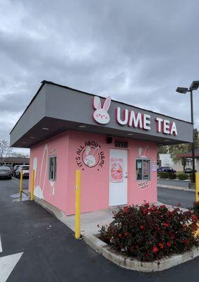 Front of Ume Tea when you drive up
 
 IG @hungere.for.diy