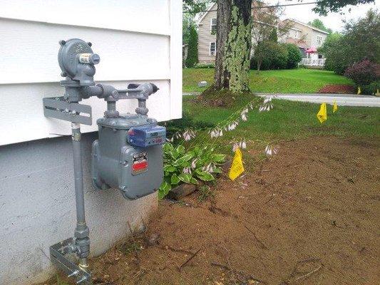 We can run a new gas line to your home or extend existing gas lines to other parts of your property.