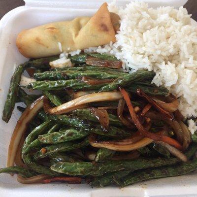 V2. Salty Green Beans Lunch Special