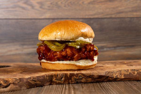 Honey BBQ chicken sandwich