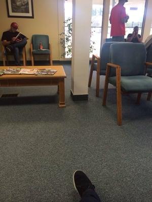 Just an inside look of the waiting room