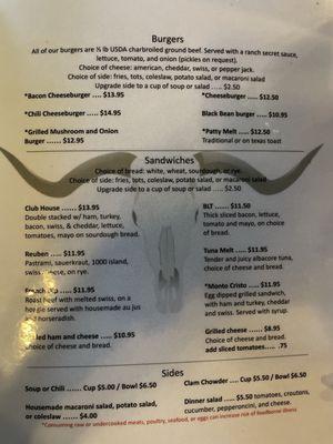 Page two menu