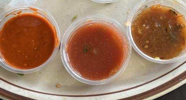 Selection of Salsas