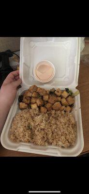 Tofu hibachi