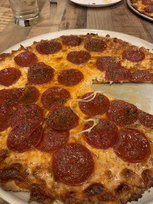 Pepperoni pizza