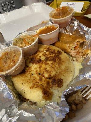 Pupusas combo!