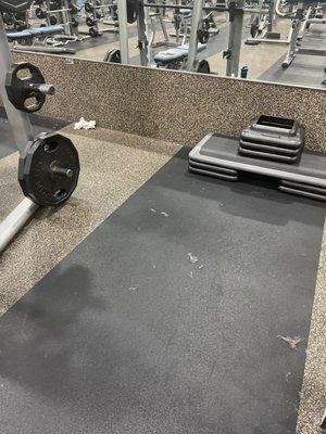 Free weight room