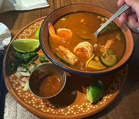 Caldo de Camaron Soup