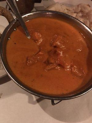 Chicken Tikka Masala dinner. $15.95