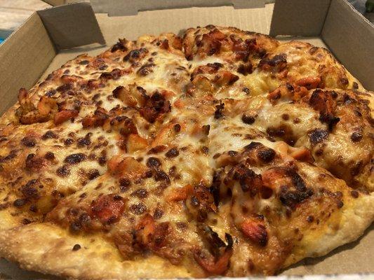 Butter chicken pizza, small ($6.99)