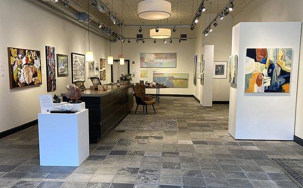 Three Stones Gallery in Concord Center.