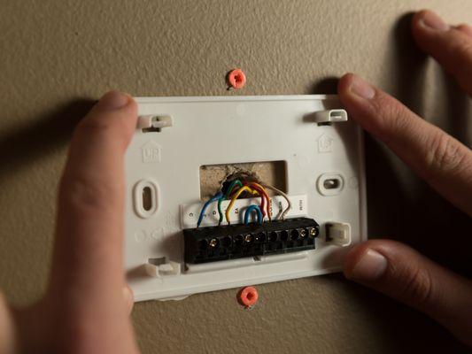 Thermostat installation services