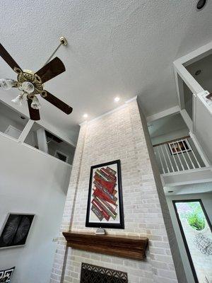 Recessed lighting upgrades.