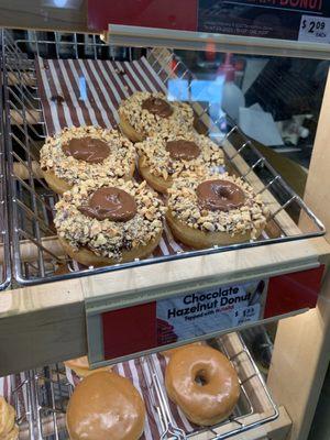 Their famous hazelnut (Nutella) donuts