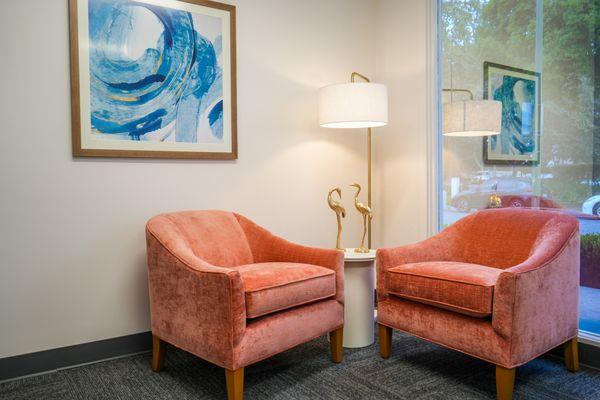 Lightfully Behavioral Health's therapy offices are designed for comfort, care, and meaningful support.