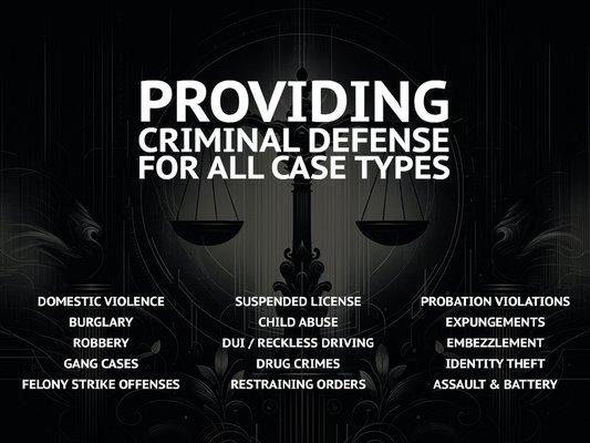 The Law Offices of Ty Martinez has over 40 years experience providing criminal defense in Southern California.