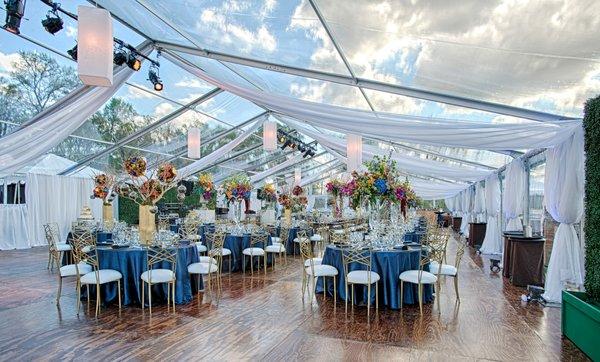 Gorgeous Wedding under a tent- Planned by Clearly Classy Events