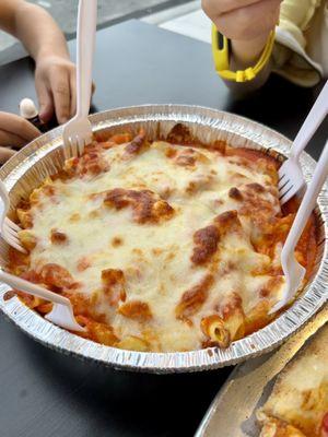 Large Baked Ziti - omg, I'm not even a pasta lover, but we all thoroughly enjoyed this. Ricotta inside brought it to the next level.